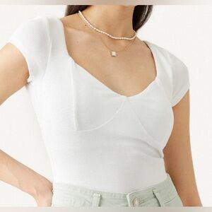 Plantive® Sweetheart Brami Top - Gardenia - L - NWT